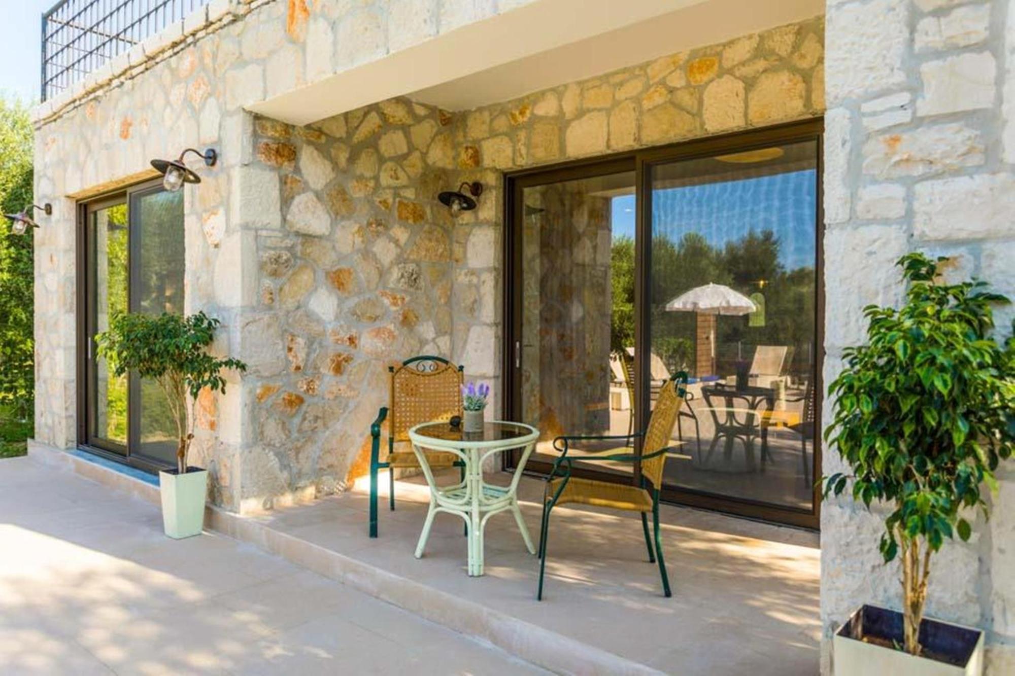 Astarte Villas - Petra Elia Private Villa With Pool Plános Eksteriør bilde