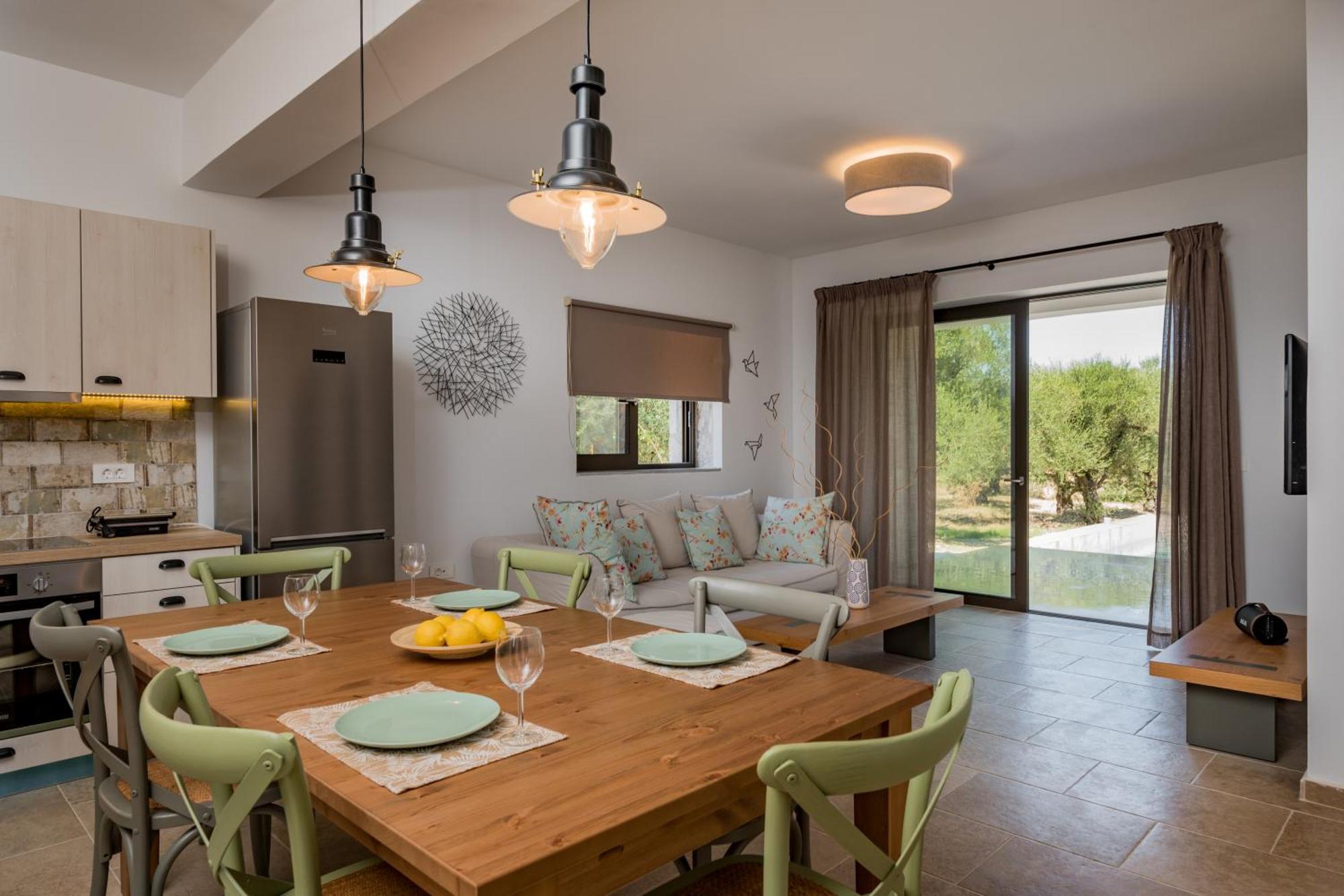 Astarte Villas - Petra Elia Private Villa With Pool Plános Eksteriør bilde